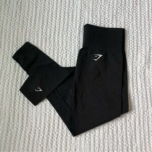 Gymshark Flex High Waisted Leggings - Black/Grey M